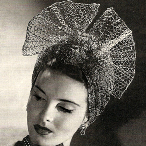 Knitted Mesh Turban Pattern 