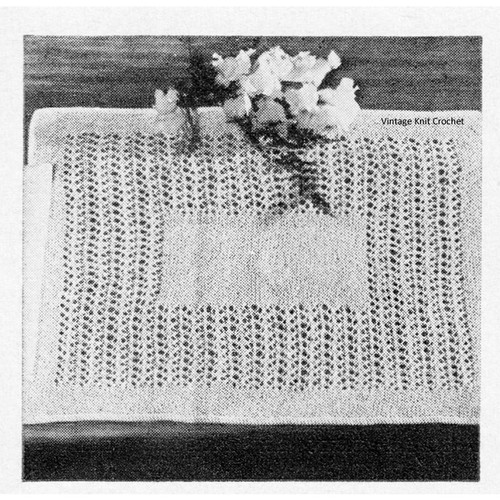 Vintage Place Mats Knitting Pattern