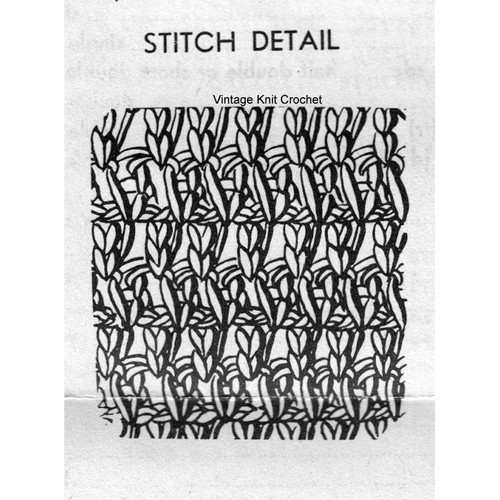 Crochet Barrett Stitch Illustration
