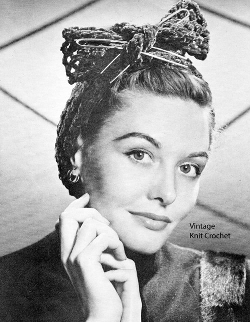 Vintage Crochet Wrap Turban Pattern