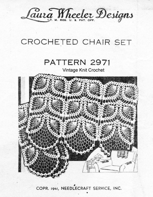 Crochet Pineapple Chair Set Laura Wheeler 2971