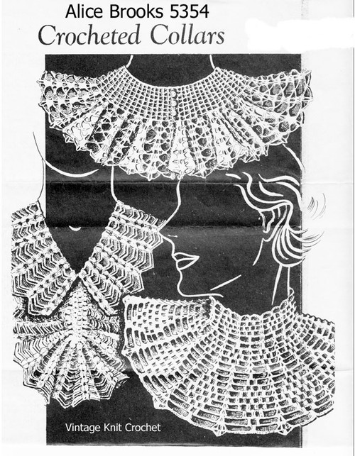Vintage Crochet Collars Pattern