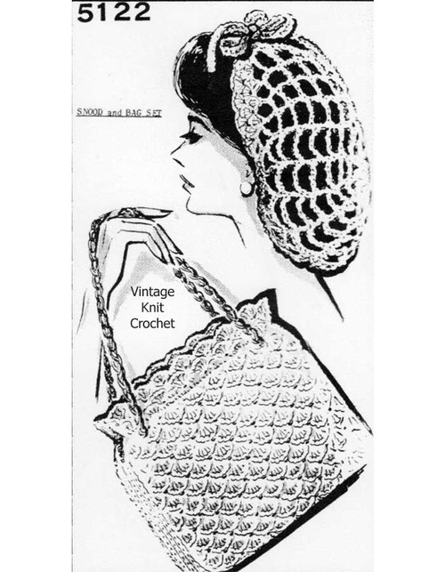 Easy Crochet Snood Pattern, Anne Cabot 5122