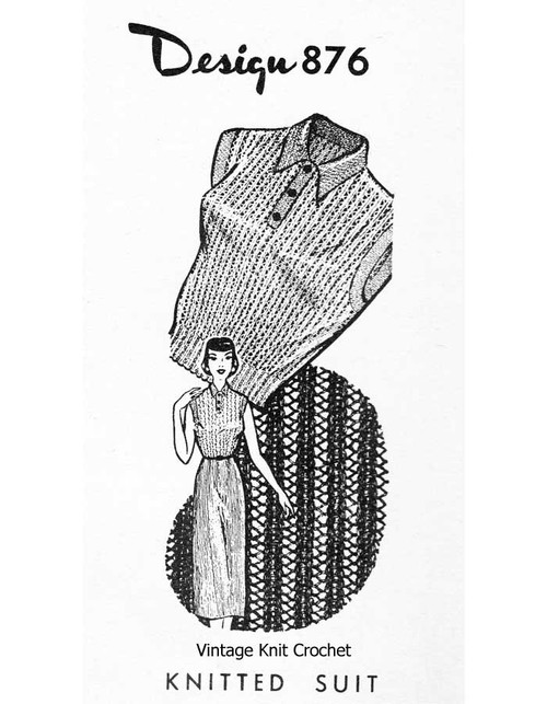 Easy Knit Dress Pattern, Laura Wheeler Design 876