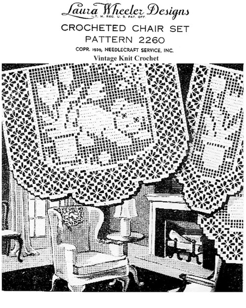 Vintage Knit Crochet Pattern Shop Mail Order Designs of Laura Wheeler