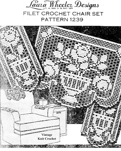 Vintage Knit Crochet Pattern Shop Mail Order Designs of Laura Wheeler