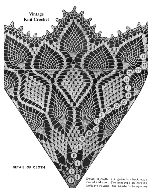 Pineapple Centerpiece Crochet Pattern Illustration for Design 7485