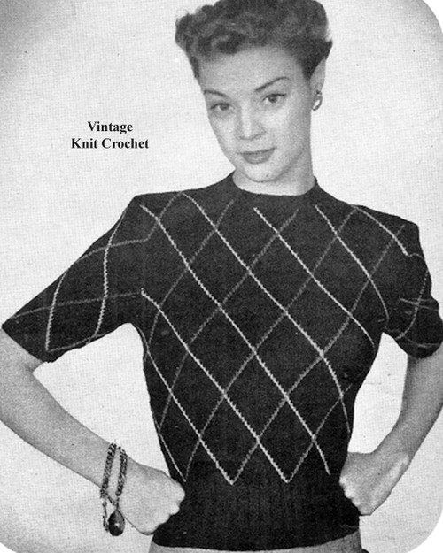 Vintage Knit Crochet Pattern Shop Mail Order Designs of Laura