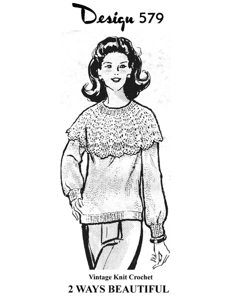 Shawl Collar Knitted Sweater Pattern Design 579