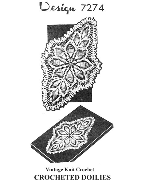 Oval & Round Pineapple Doilies