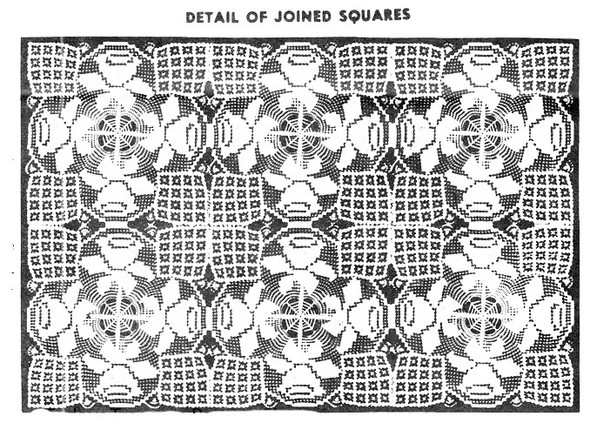 Joined squares pattern illustration, Design 7271