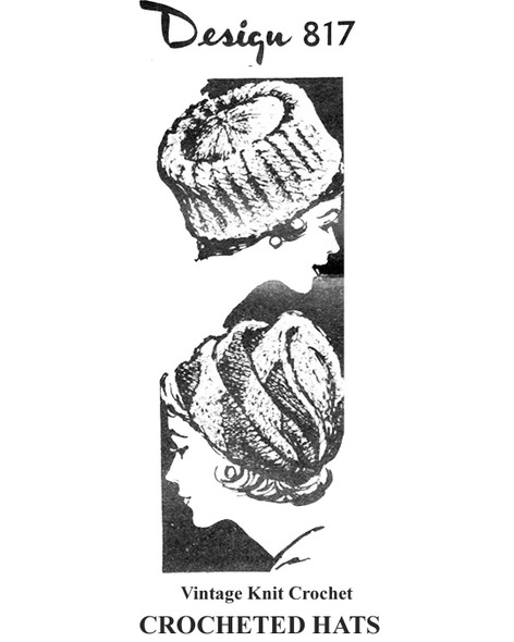 Knitted Hats Pattern, Turban and Toque
