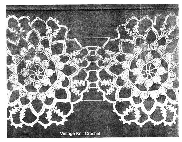 Round Cloth in Crochet, Pattern No 5935