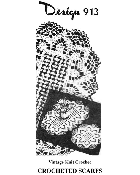 Pineapple Scarfs, runner pattern, Laura Wheeler Design 913