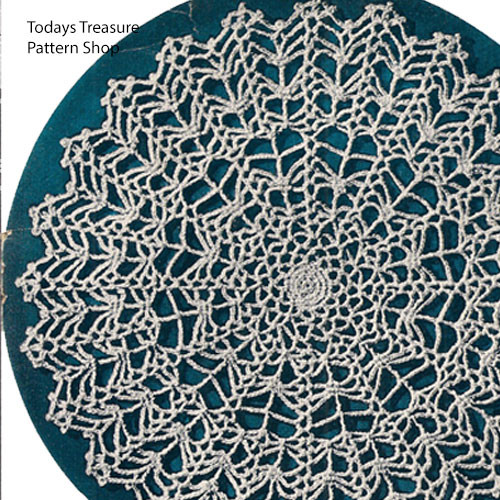 Crochet Spider  Doily PDF Pattern