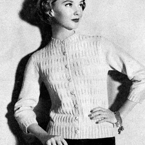 Mens Ribbed Cardigan Knitting Pattern