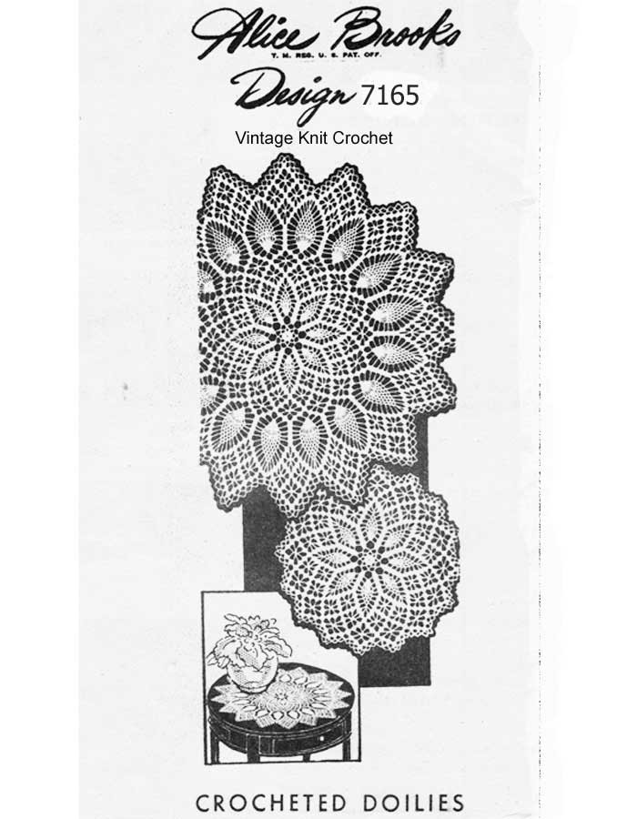 Crochet Spider Web Doily PDF Pattern