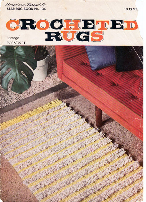 Crochet Rug Patterns in heavy rug yarn