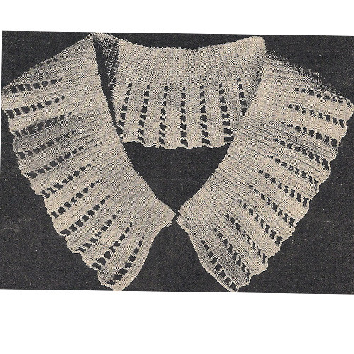 Detachable Solid Stitch Crochet Collar Pattern