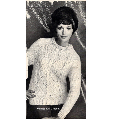 Knitted Irish Fisherman Pullover 