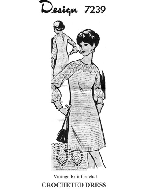 crochet pineapple dress Crochet pineapple stitch dress