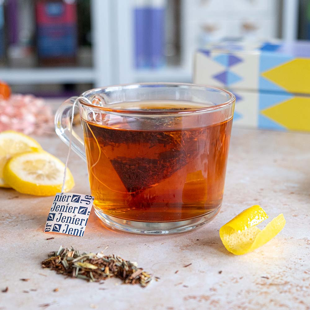 Zesty Lemon Rooibos Tea Bags | Jenier World Of Teas
