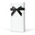 Co-Branded White Kraft Retail Carton With Black Ribbon—Shown Without Label