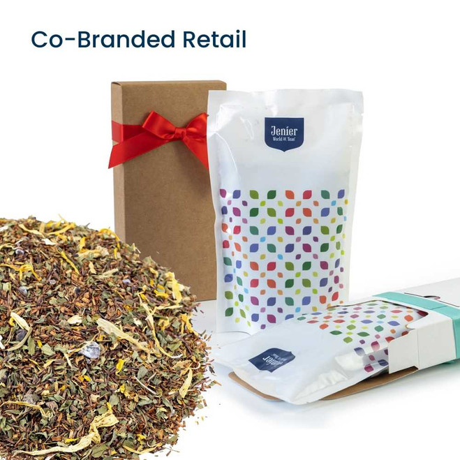 Mint Chocolate Rooibos - Co-Branded Retail Cartons Example of Loose Leaf Tea Insert Mint Chocolate Rooibos - Co-Branded Retail Cartons Example of Loose Leaf Tea Insert