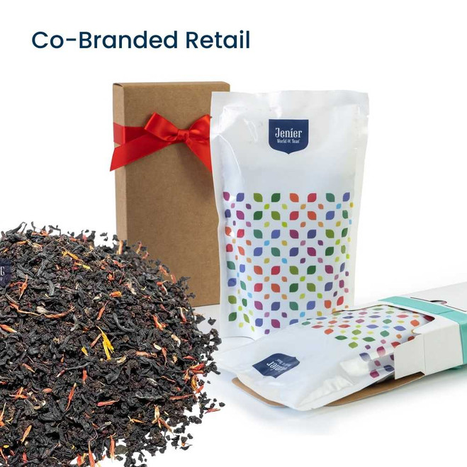 Mayfair Breakfast - Co-Branded Retail Cartons Example of Loose Leaf Tea Insert
