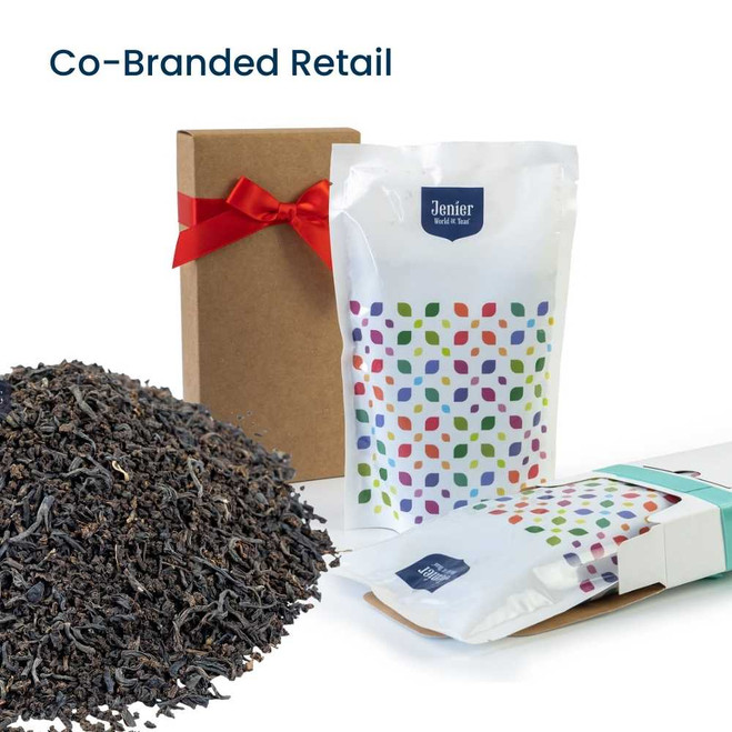 Scottish Breakfast - Co-Branded Retail Cartons Example of Loose Leaf Tea Insert