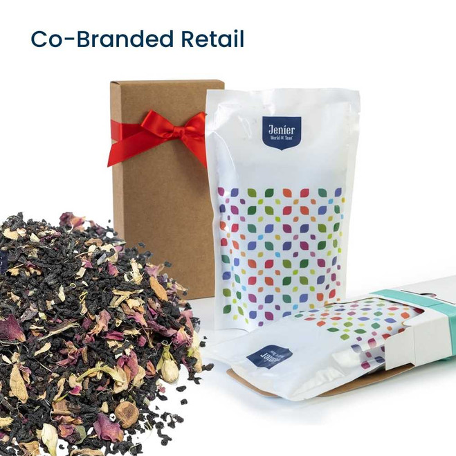 Jasmine Chai - Co-Branded Retail Cartons Example of Loose Leaf Tea Insert