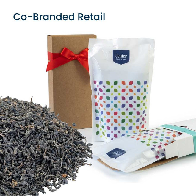Lapsang Souchong Tea - Co-Branded Retail Cartons Example of Loose Leaf Tea Retail Insert