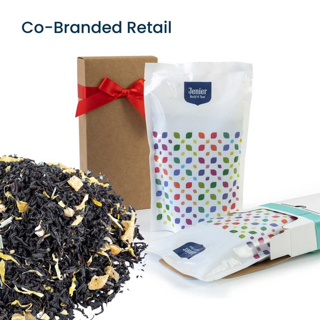 Lemon & Ginger Black Tea - Co-Branded Retail Cartons Example of Loose Leaf Tea Insert