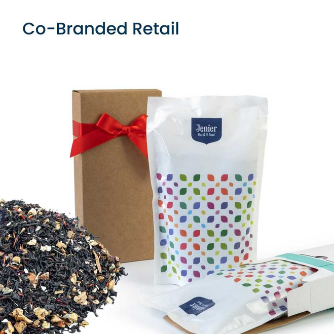 Apple & Cinnamon - Co-Branded Retail Cartons - Example of Loose Leaf Tea Retail Insert