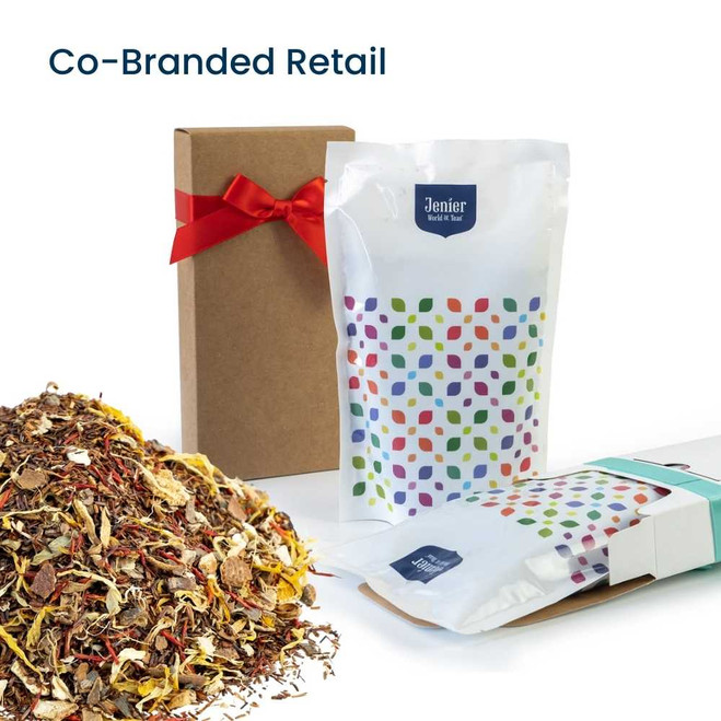 Autumn Spice - Co-Branded Retail Cartons - Example of Jenier Loose Leaf Tea Insert