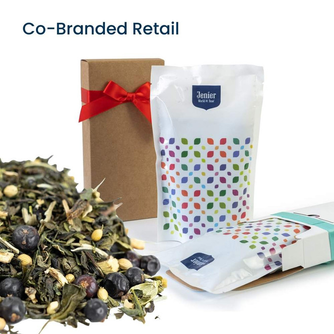 Gin & Tonic - Co-Branded Retail Cartons Example of Jenier Loose Tea Insert