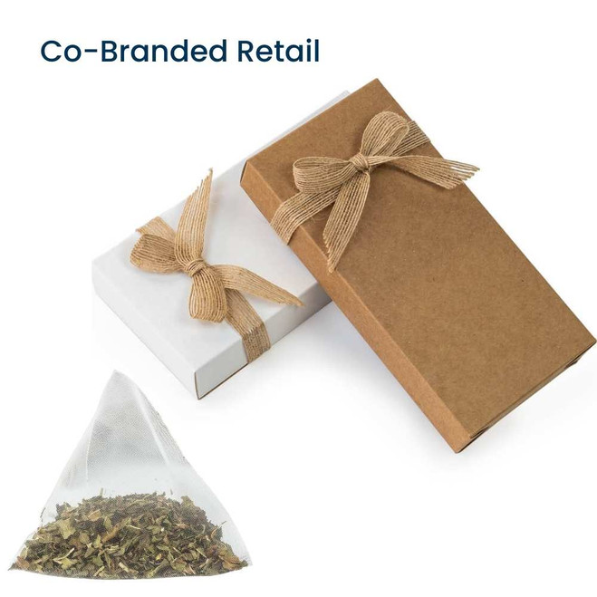 Peppermint Herbal Tea Bags - Co-Branded Retail Cartons