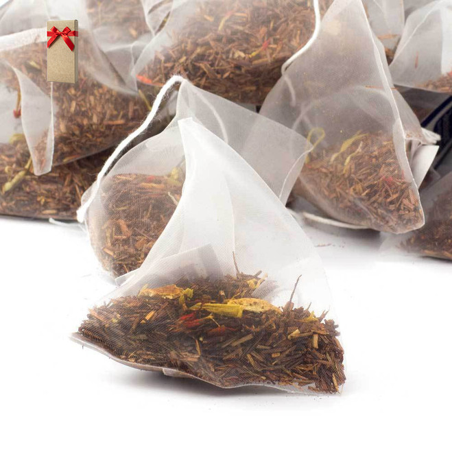 Wholesale Sunshine Orange Rooibos Tea Pyramid Tea bags - Customised