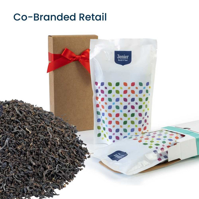 English Breakfast New (Strong) - Co-Branded Retail Cartons Example of Loose Leaf Tea Insert