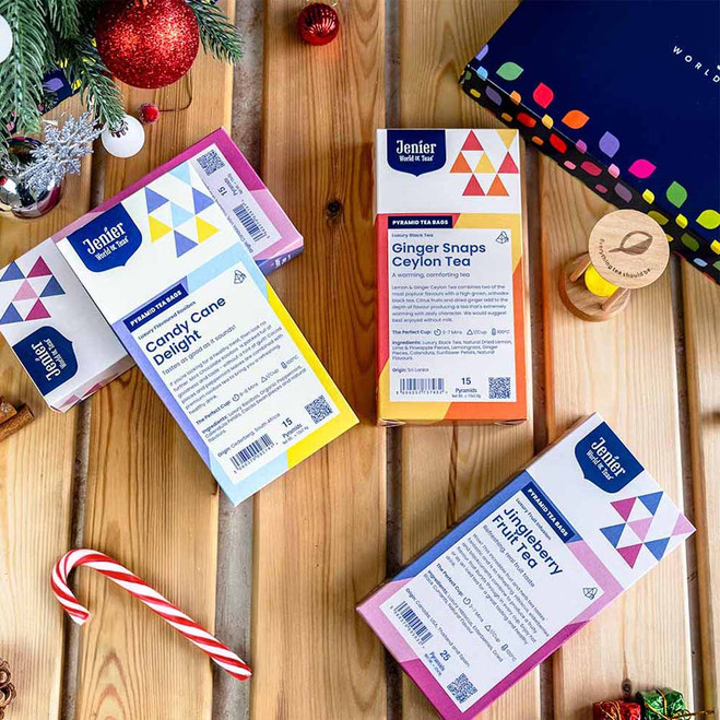 Christmas Tea Gift Box- Pyramid Tea Bags