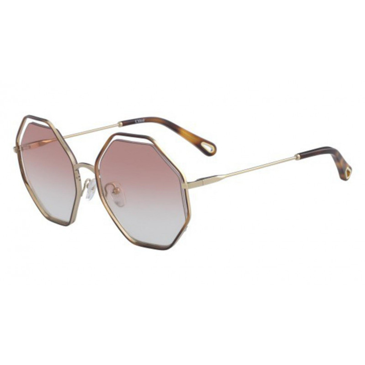 Womens Chloé gold Poppy Octagonal Sunglasses | Harrods # {CountryCode}