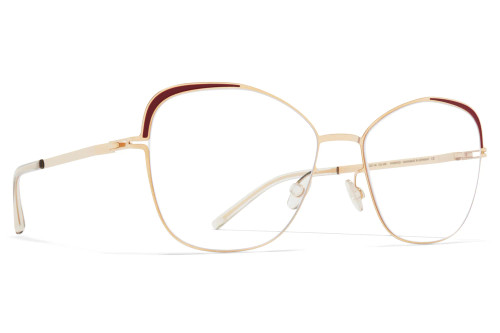 Mykita Metal Neta 435 Champagne Gold / Cranberry 1509703 @ bemyeyes.com.au  Mykita Metal Neta 435 Champagne Gold / Cranberry 1509703 @ bemyeyes.com.au