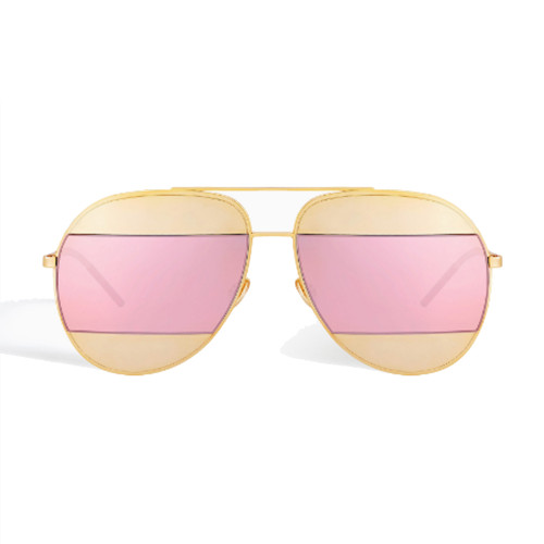dior split sunglasses pink