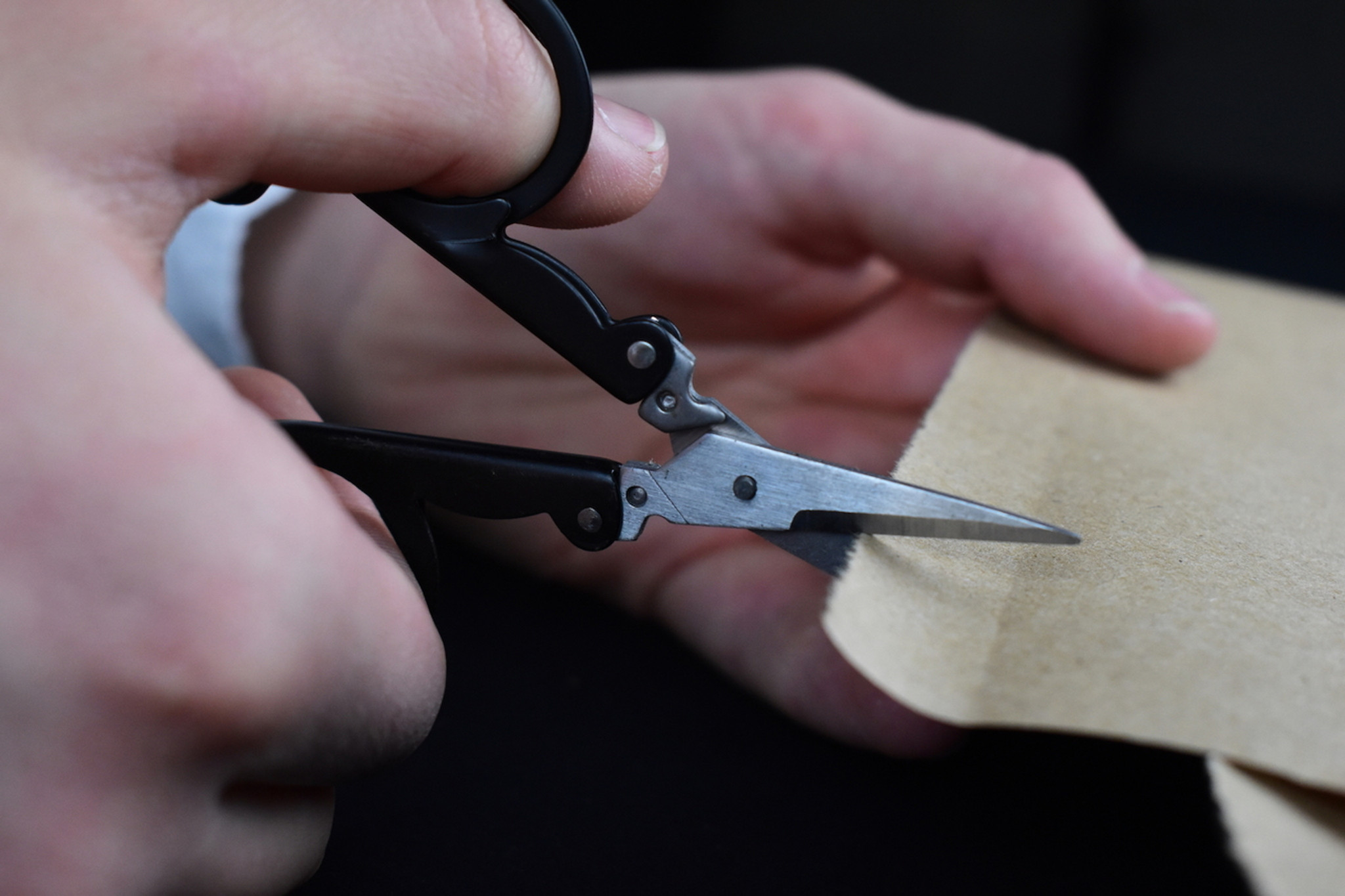 Folding Scissors With Key Chain