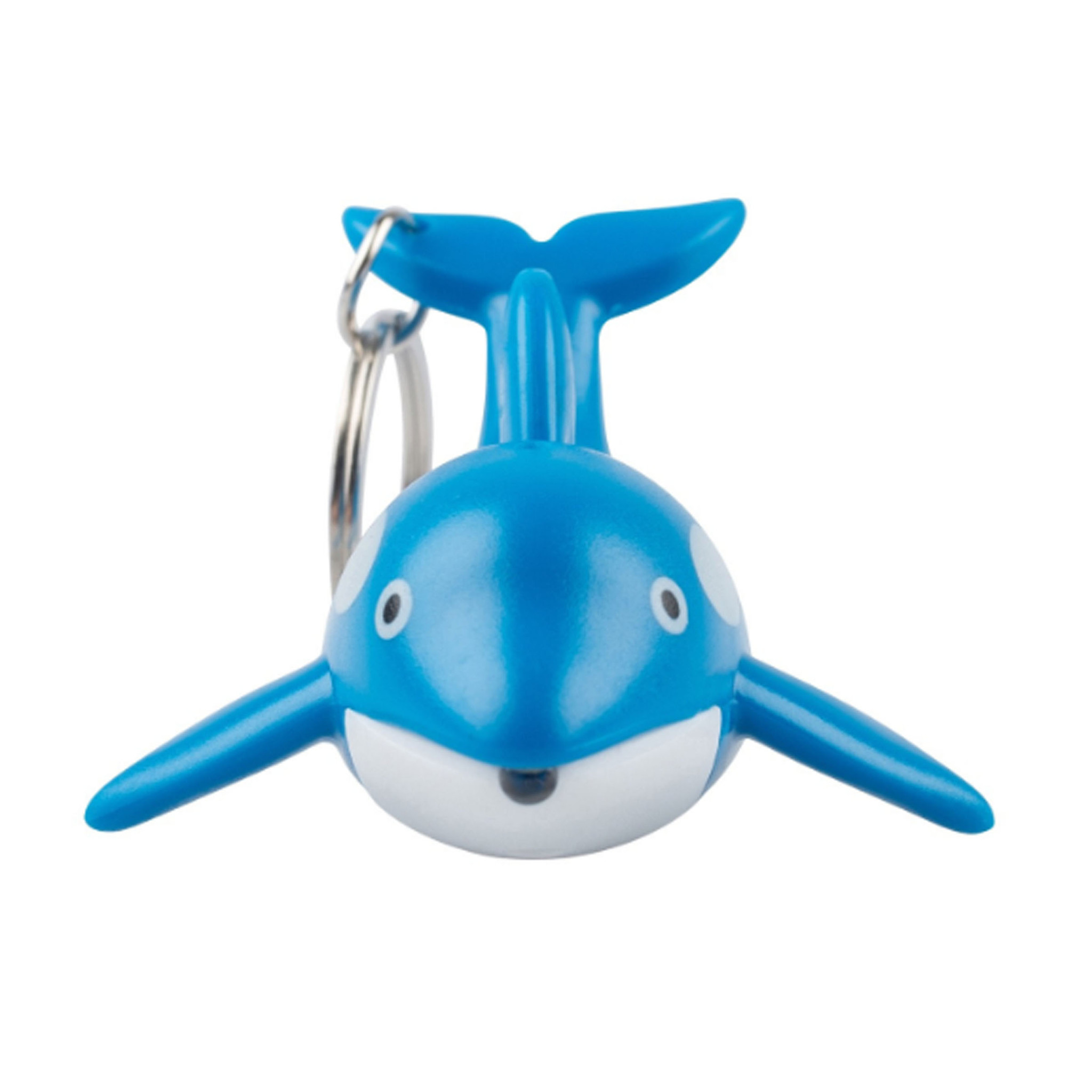 Whale LED Flashlight Keychain