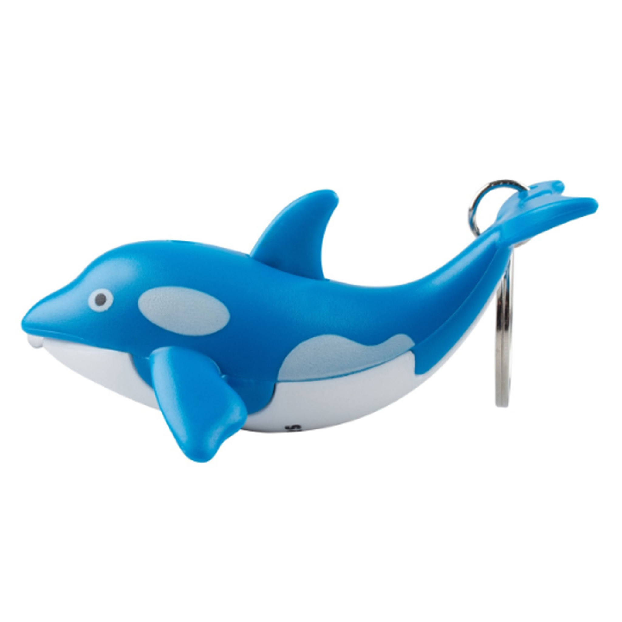 Whale LED Flashlight Keychain