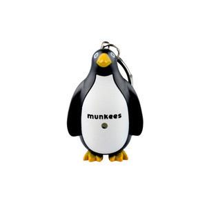 Penguin LED Flashlight Keychain