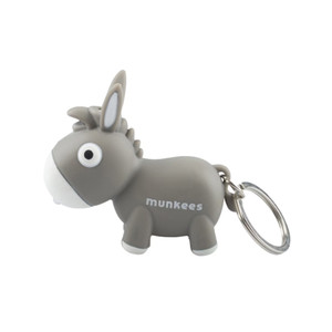 Donkey LED Flashlight Keychain