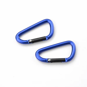 Blue D Carabiner 5 x 5 mm 2 Pack