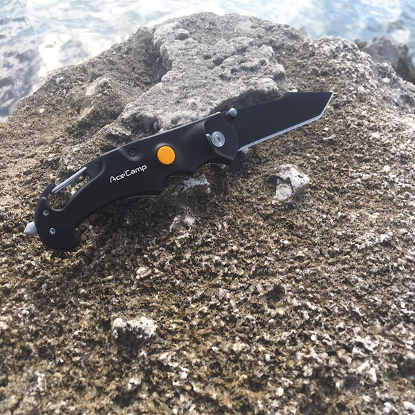 4-in-1 Knife Flashlight | Multi-function Emergency Tool